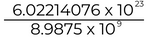 Qué tan grande es el número de Avogadro_Fórmulas 04