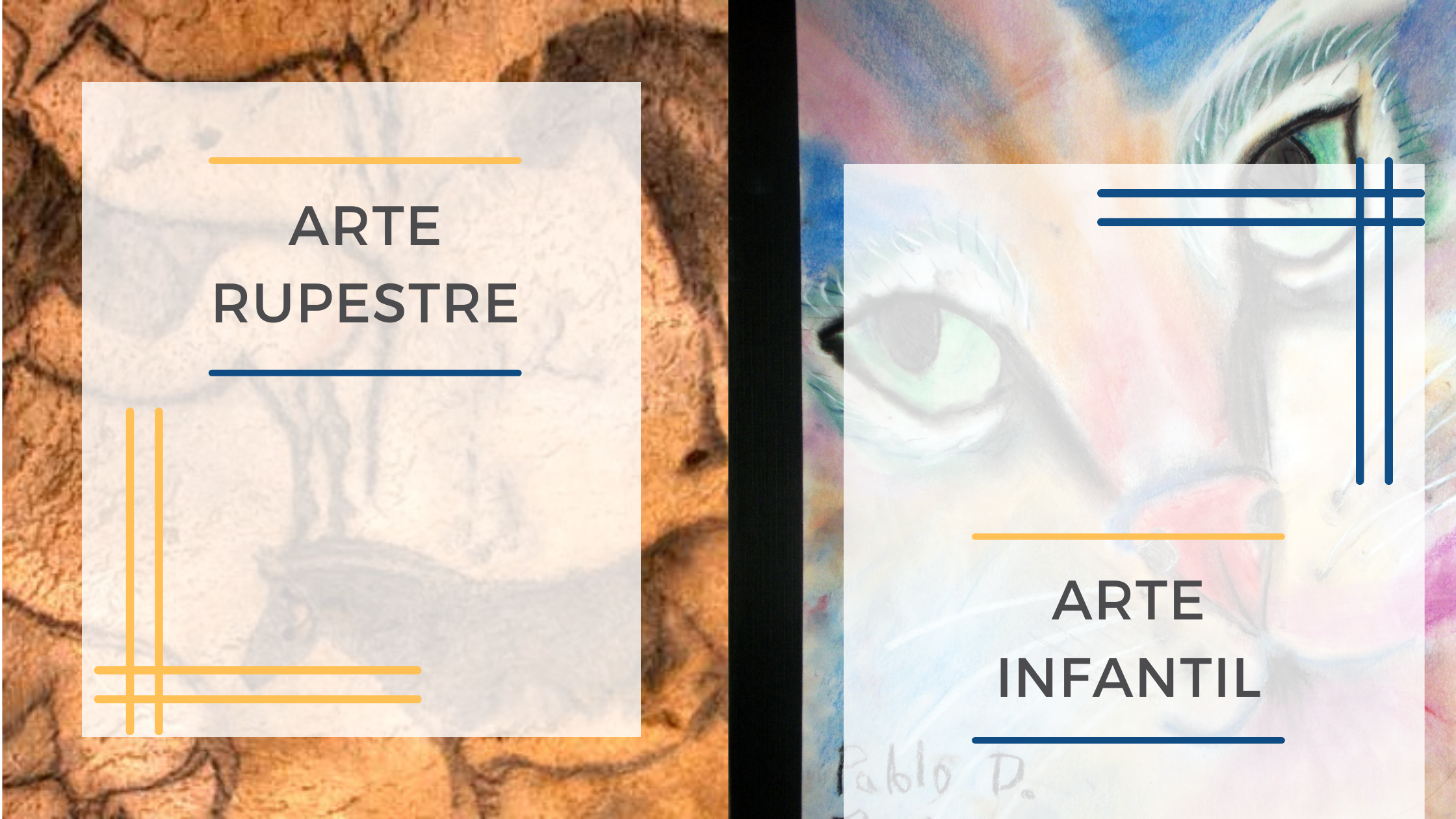 Ayer, hoy y siempre el arte rupestre_Comparativa