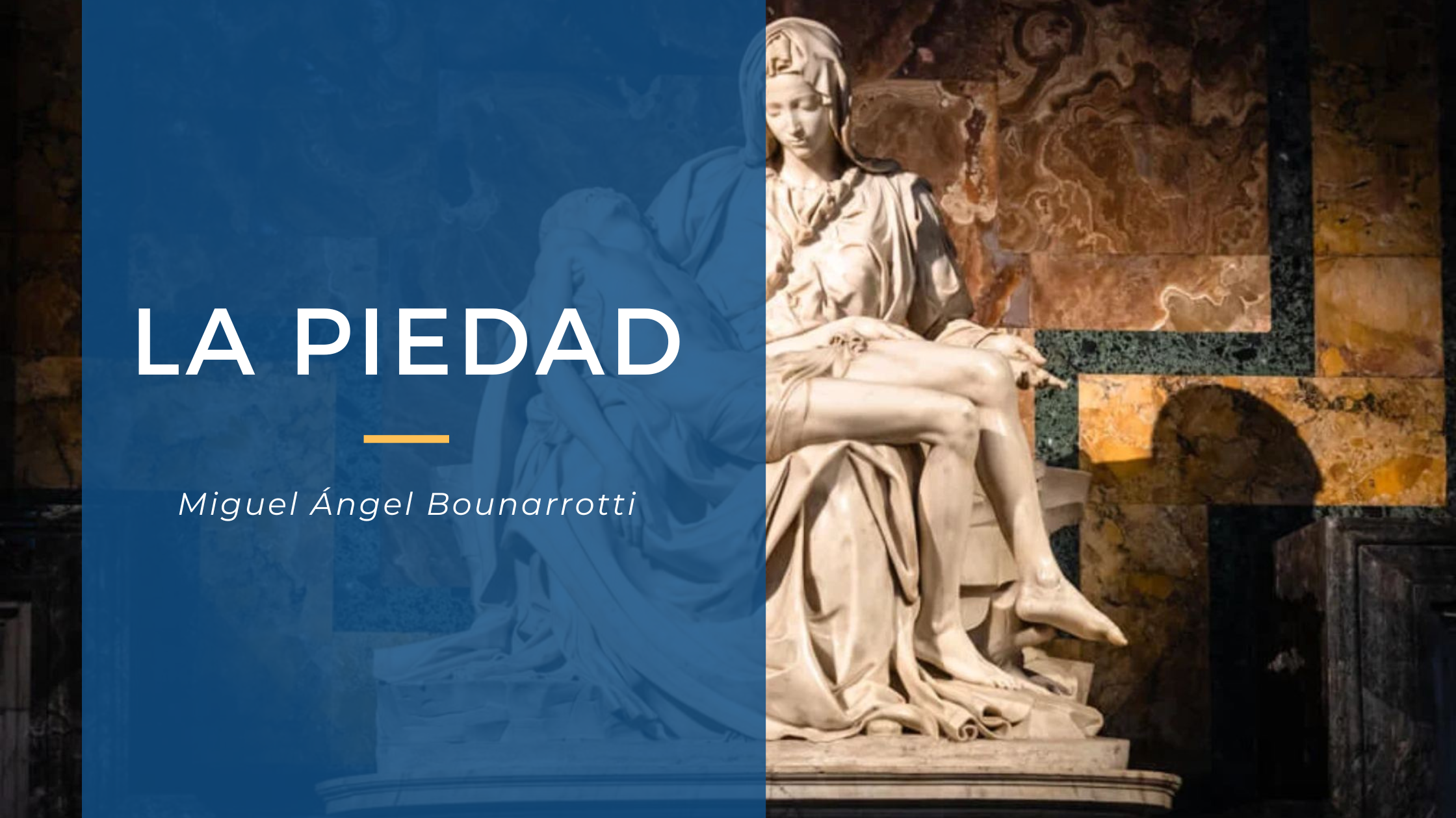 El arte en pos de la belleza o de qué..._La piedad